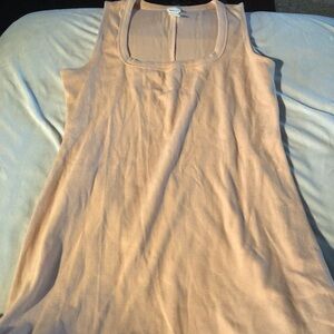 GUC H&M Peach Ribbed Bodycon Mini Dress Size Large